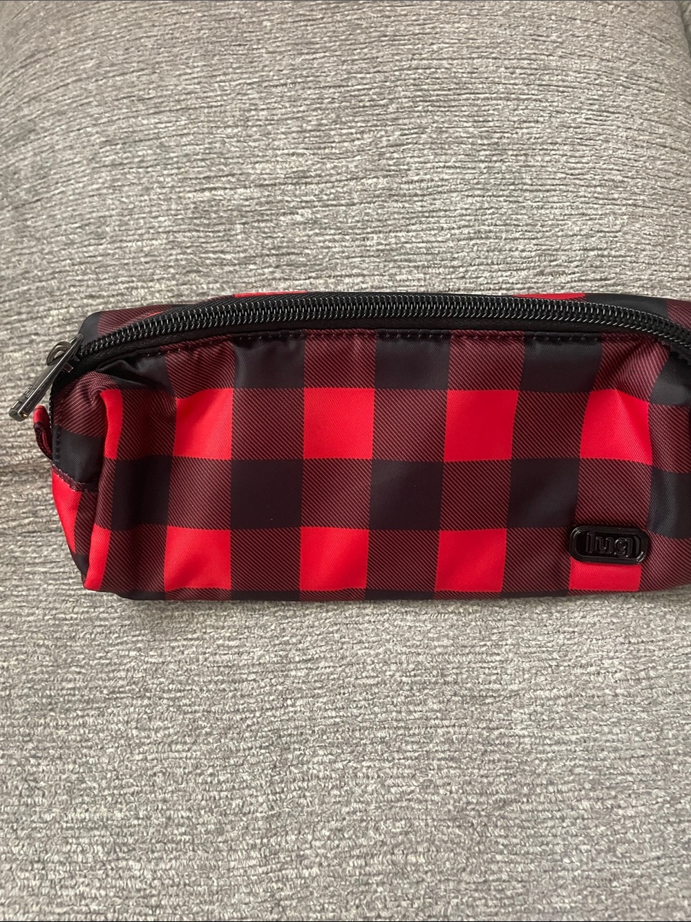 lug Jib Buffalo Check Toiletry Bag